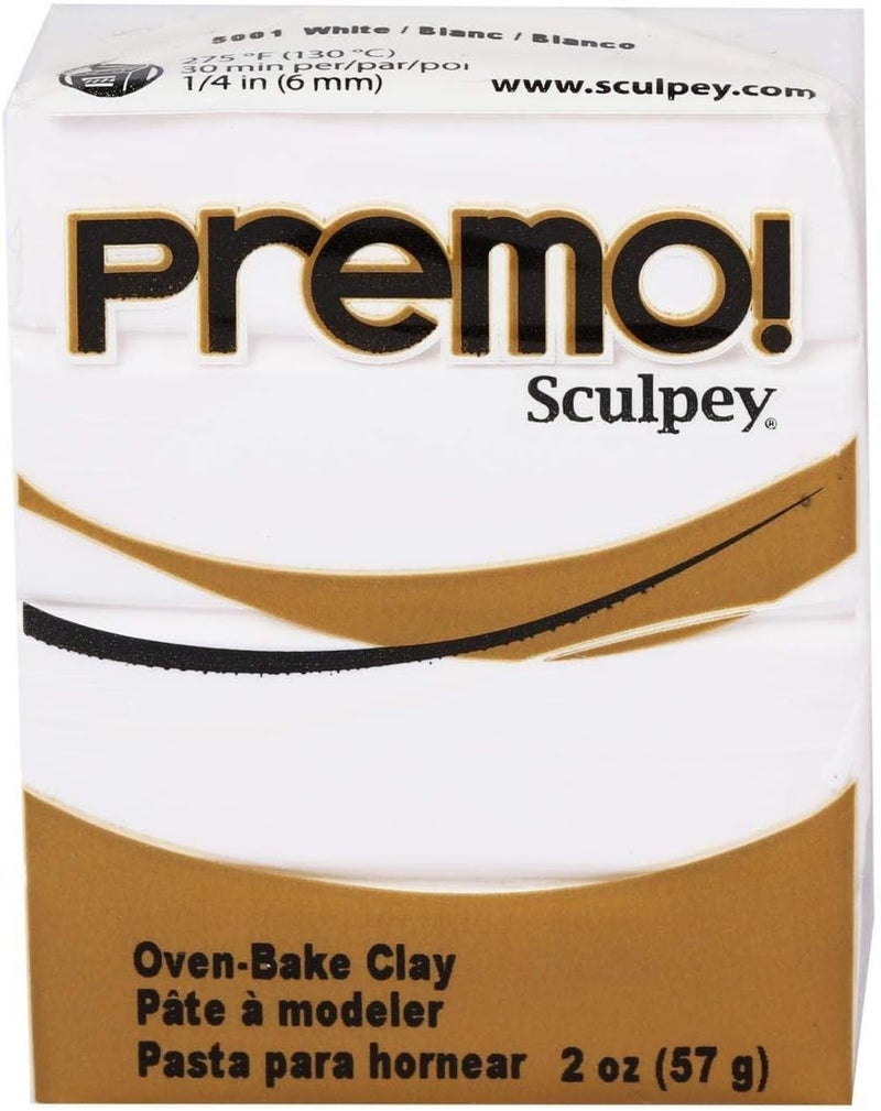 Polyform Sculpey Premo™ Fluorescent Yellow Polymer Oven-Bake Clay, 2 oz - Non-Toxic and Ideal for Jewelry Making and DIY Projects - Image 2